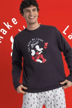 Pijama comprido Goofy para homem