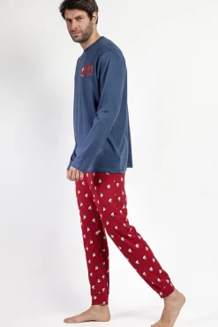Pijama comprido Grumpy 100% algodão para homem