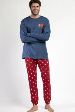 Pijama comprido Grumpy 100% algodão para homem