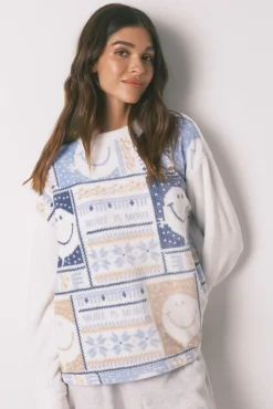 Pijama comprido longo de polar SmileyWorld®