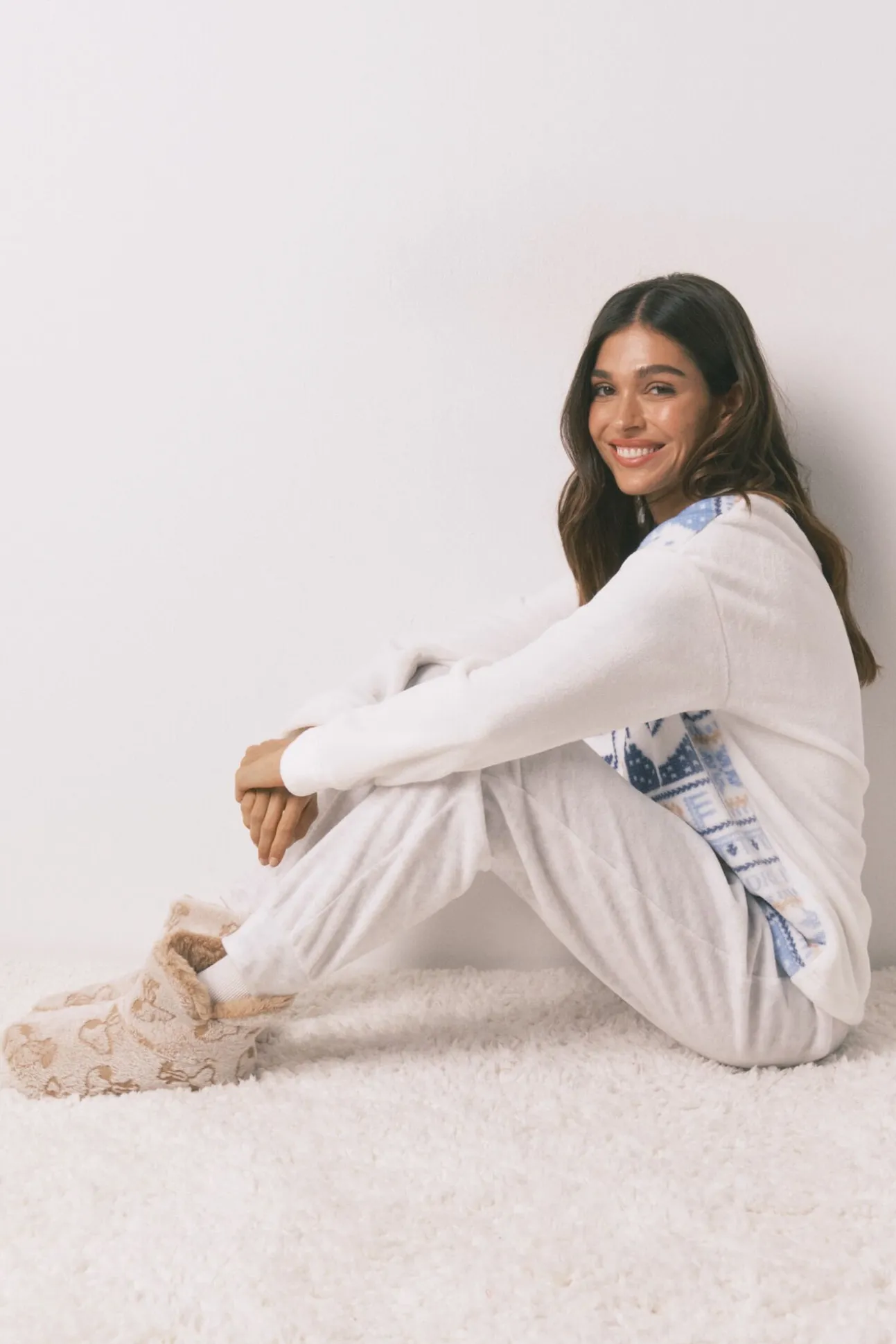 Pijama comprido longo de polar SmileyWorld®