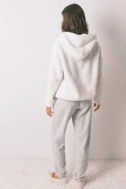 Pijama comprido longo de polar com estampado animal da Miffy