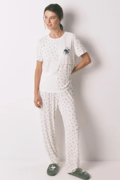 Pijama comprido Mafalda patchwork 100% algodão