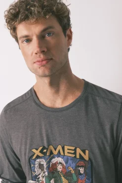Pijama comprido masculino 100% algodão X Men