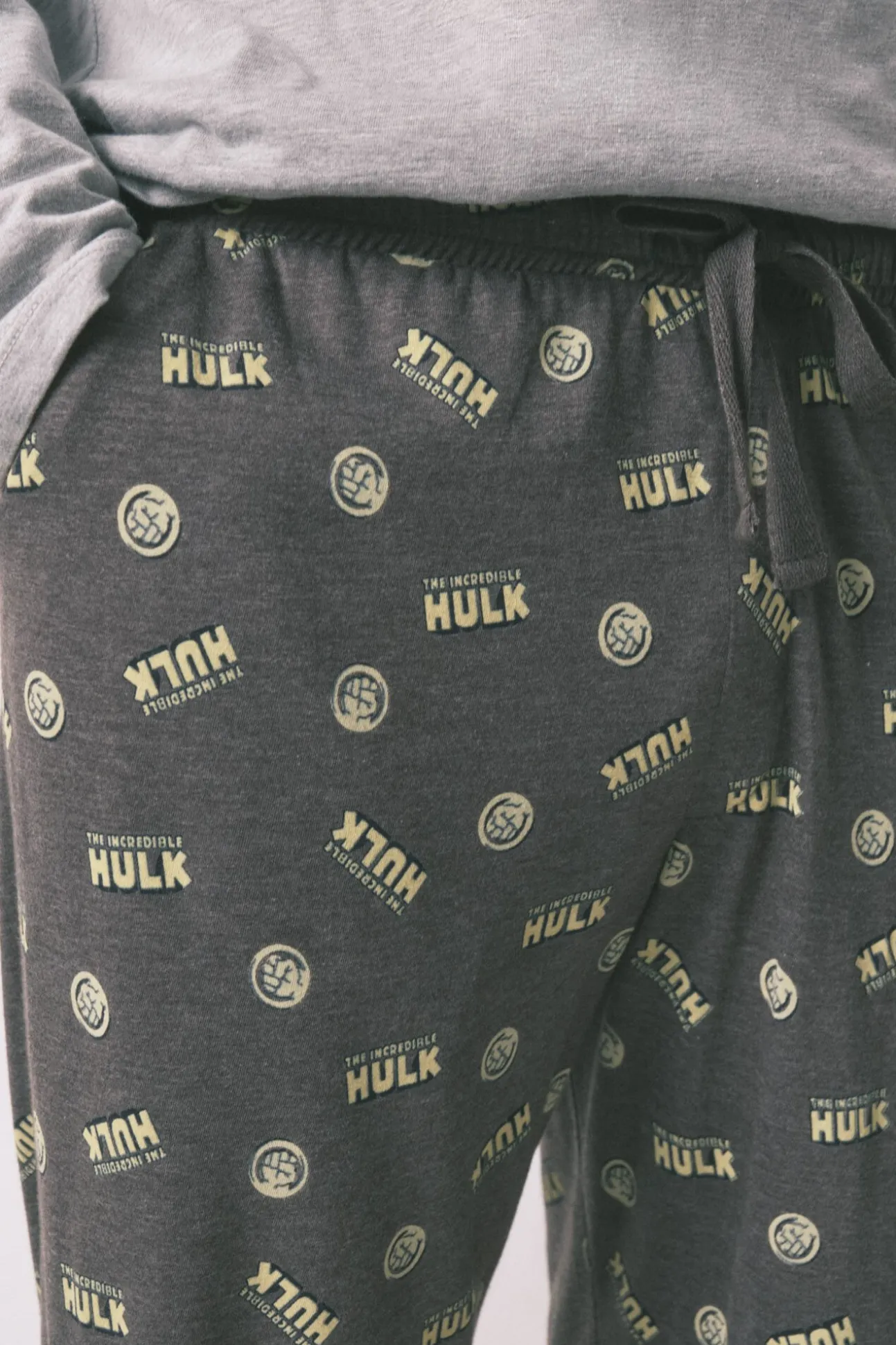 Pijama comprido masculino 100% algodão "Hulk"