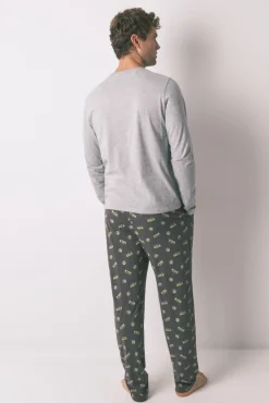 Pijama comprido masculino 100% algodão