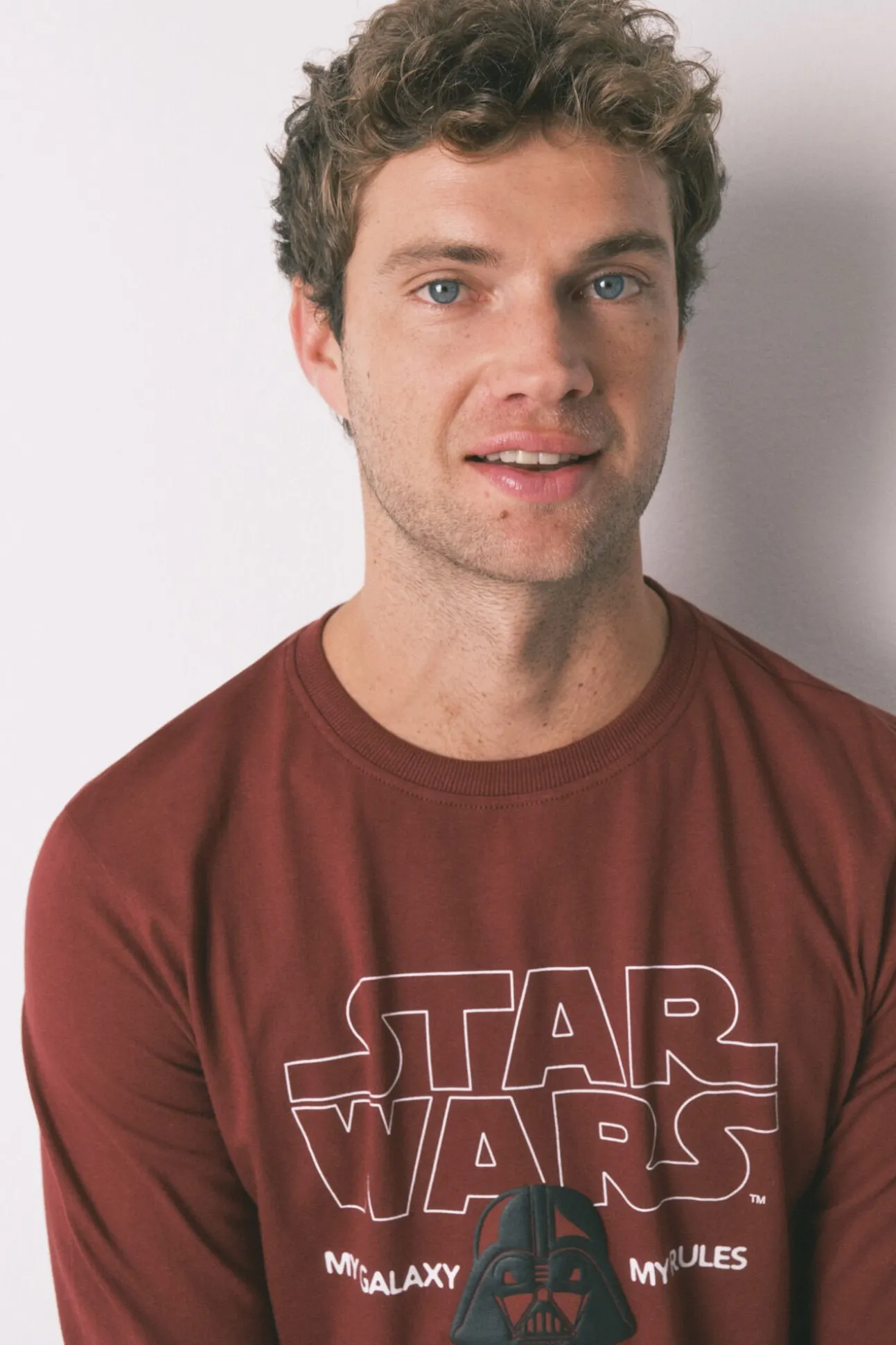 Pijama comprido masculino 100% algodão "Star Wars"
