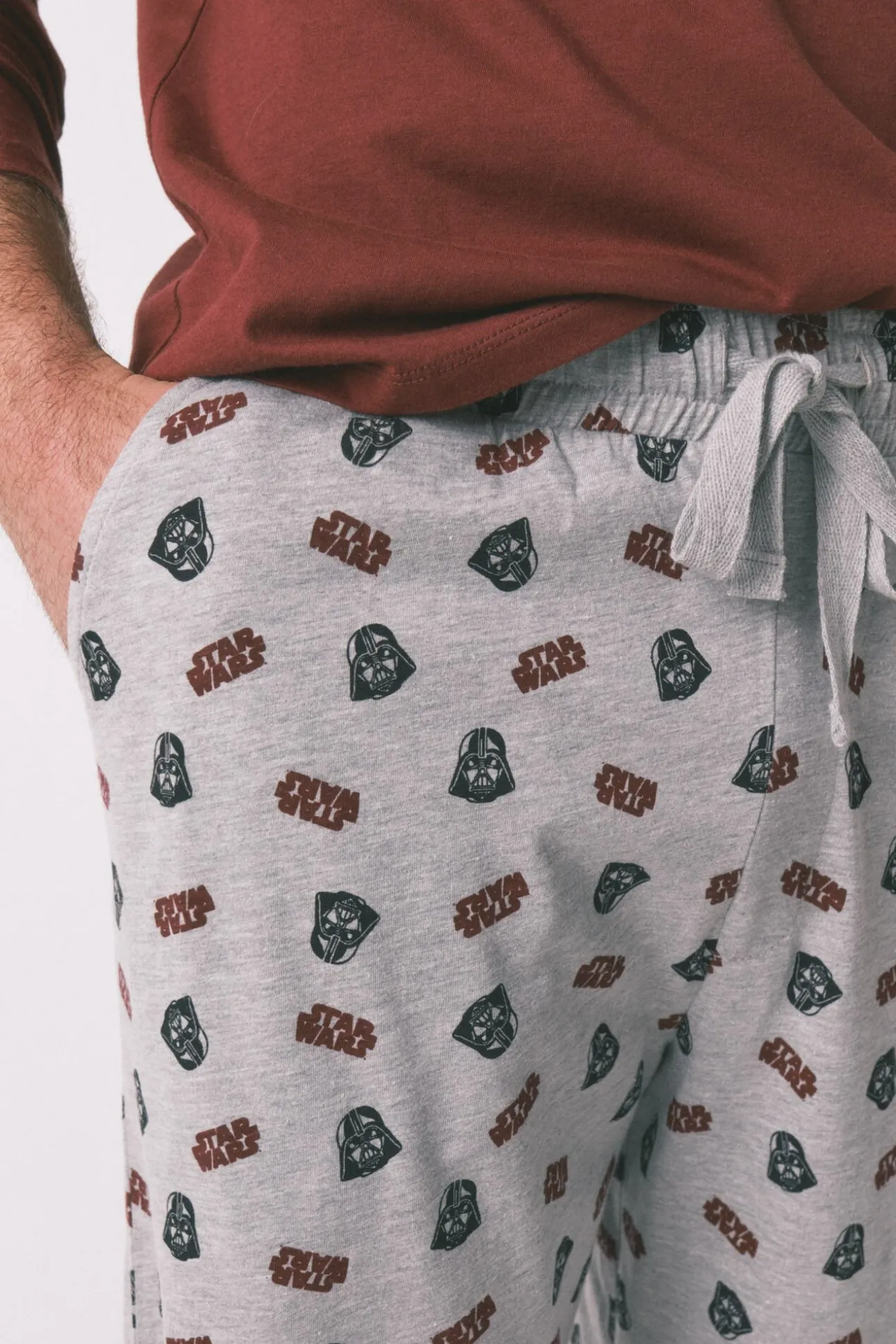 Pijama comprido masculino 100% algodão "Star Wars"