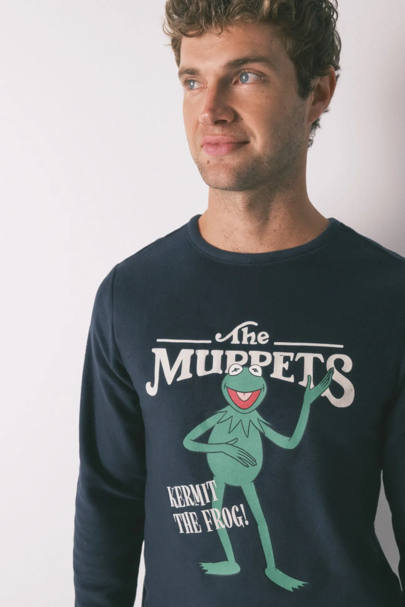 Pijama comprido masculino polar Blue Muppet
