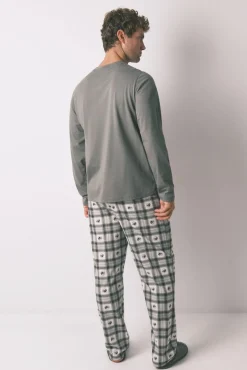 Pijama comprido masculino 100% algodão