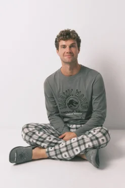 Pijama comprido masculino 100% algodão