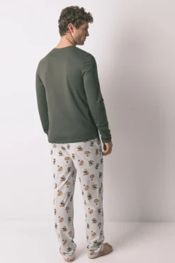 Pijama comprido masculino 