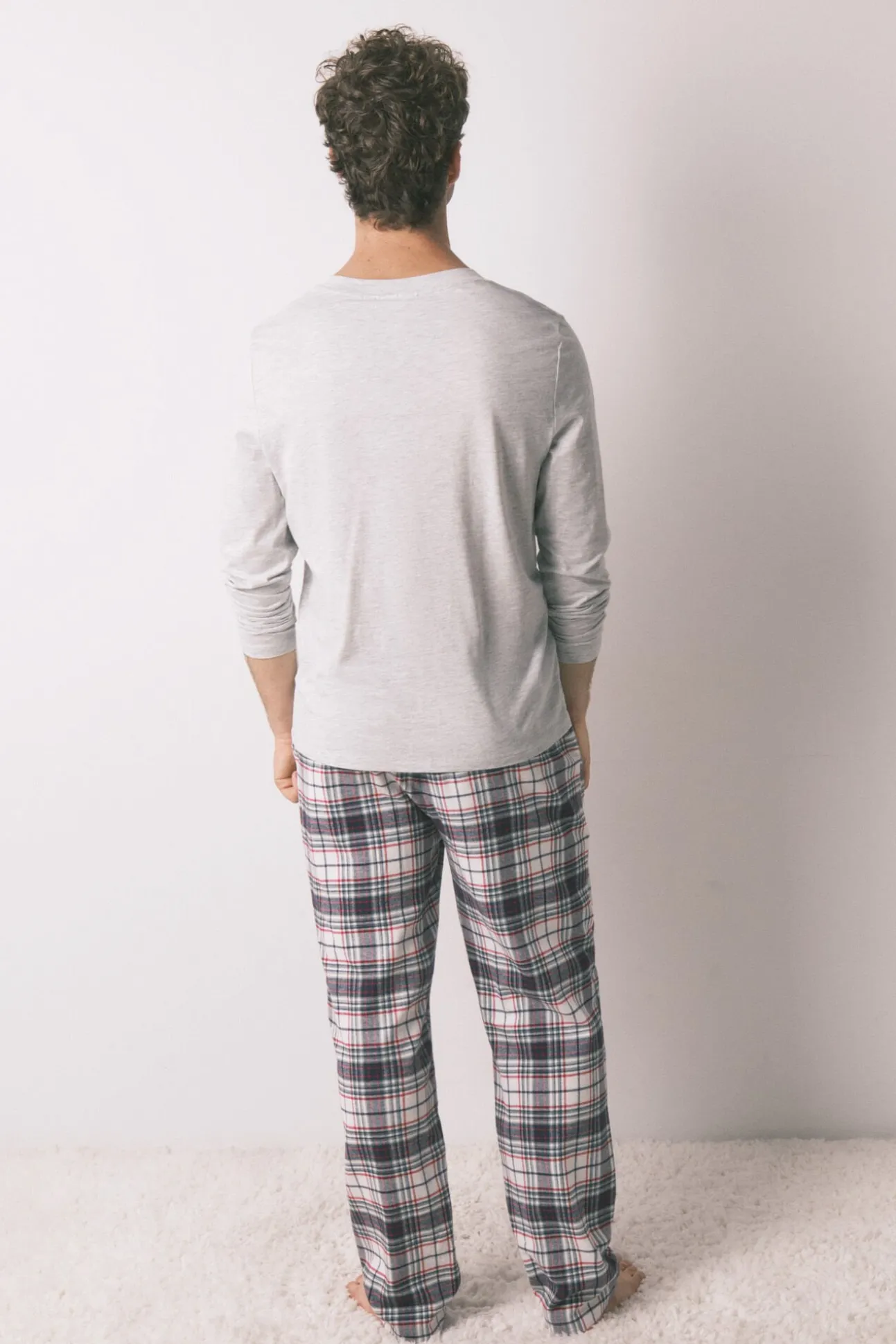 Pijama comprido masculino 100% algodão "Taz"