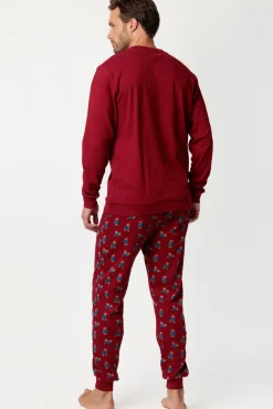 Pijama comprido Paddington 100% algodão para homem
