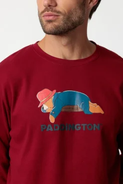 Pijama comprido Paddington 100% algodão para homem