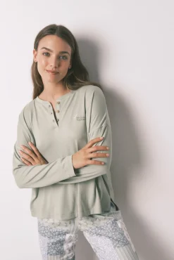 Pijama comprido patchwork super macio