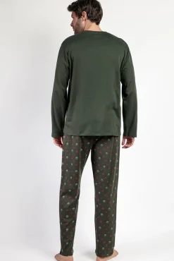 Pijama comprido piloto Star Wars 100% algodão de homem