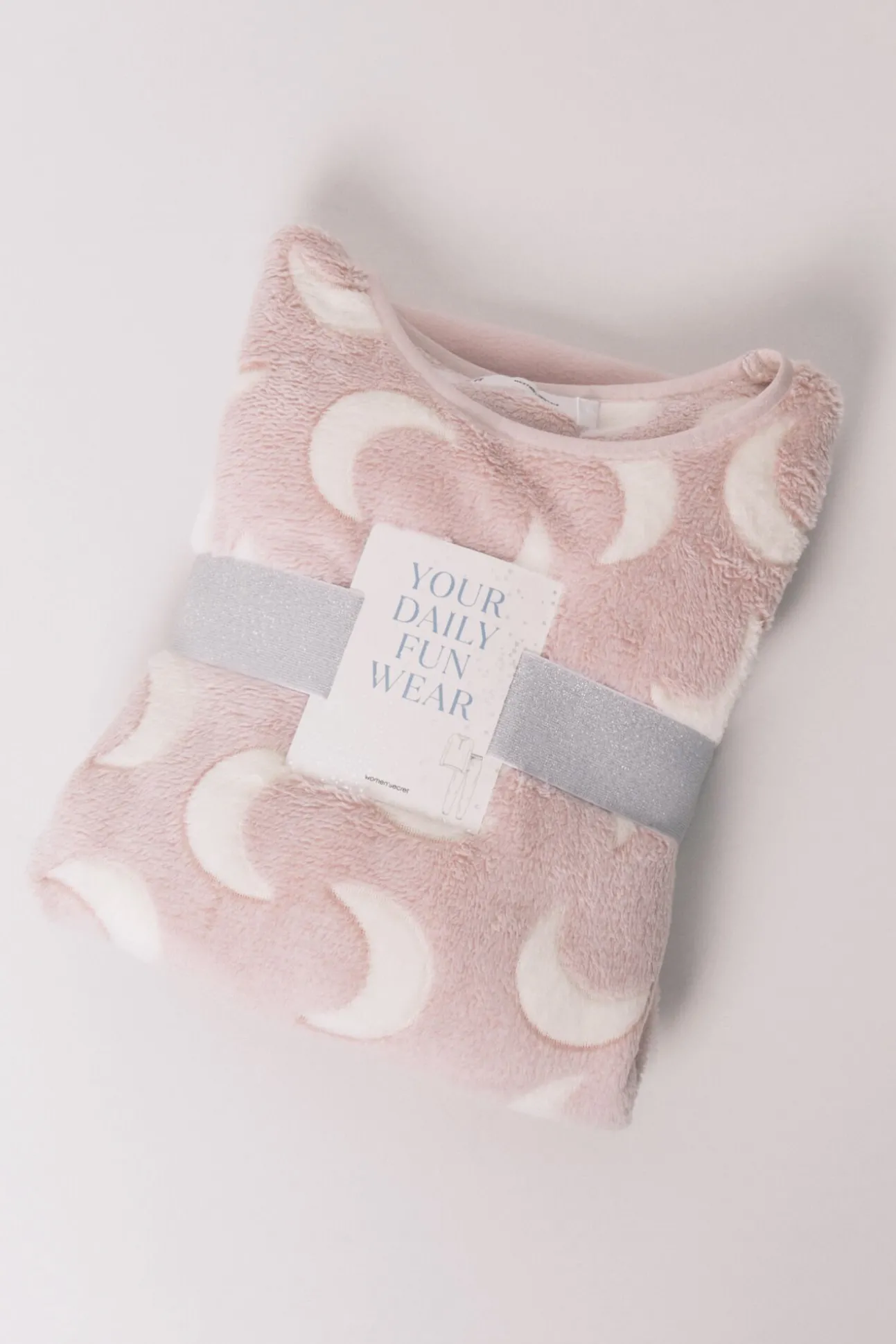 Pijama comprido polar mousse luas