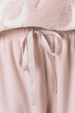 Pijama comprido polar mousse luas