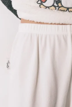 Pijama comprido polar pelo macio bordado Pingu