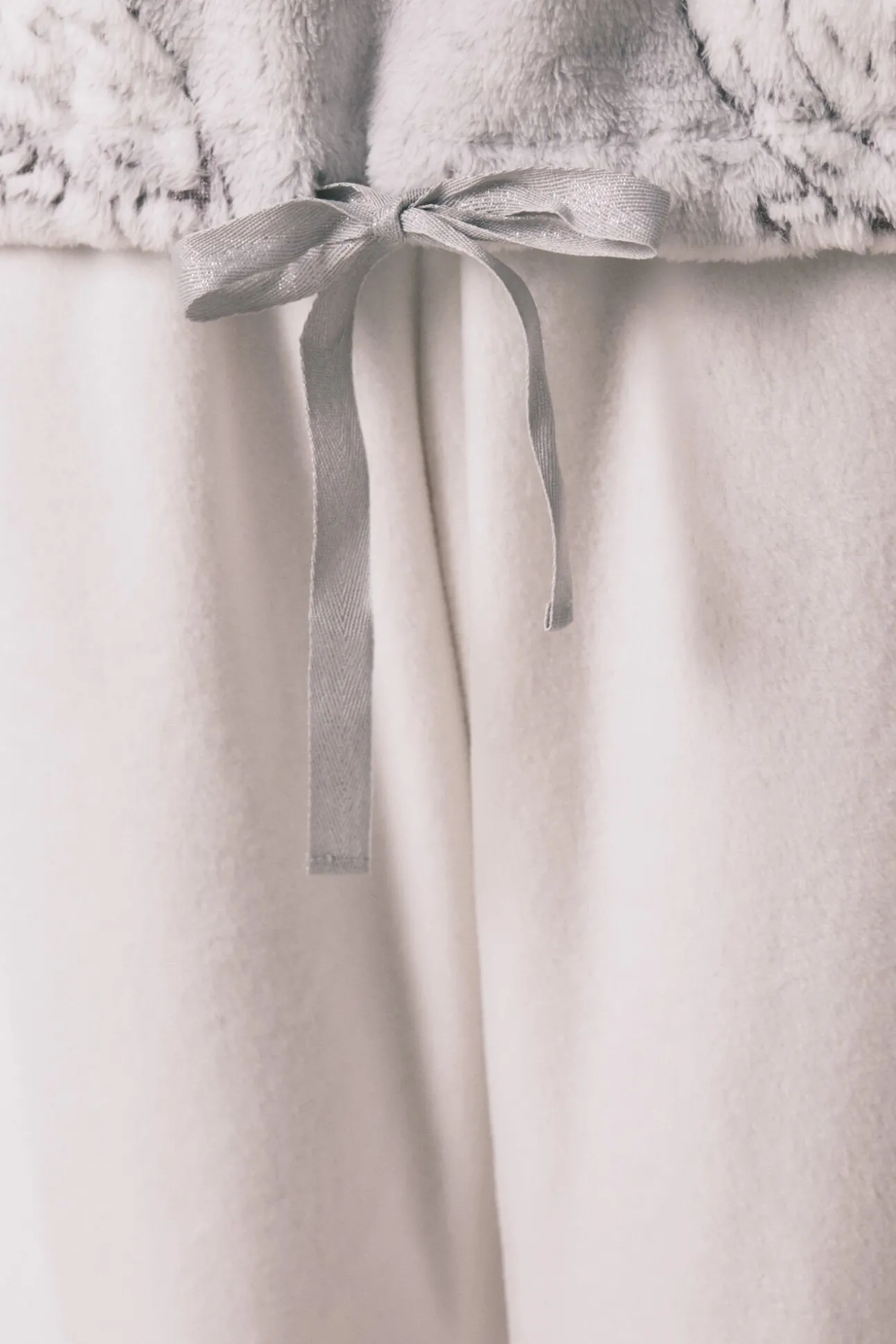 Pijama comprido polar suave estampado "Hedwig"