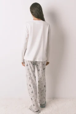 Pijama comprido Snoopy 100% algodão