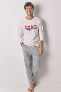 Pijama comprido Snoopy 100% algodão