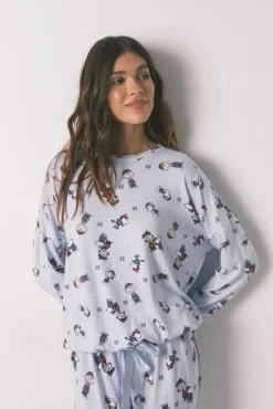 Pijama comprido super macio do Snoopy