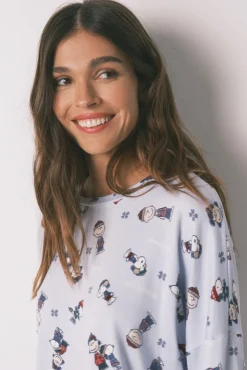 Pijama comprido super macio do Snoopy