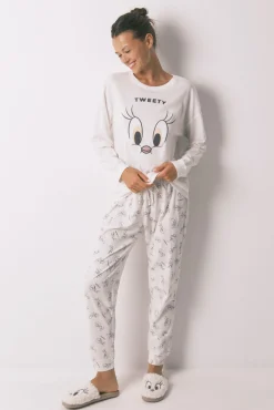 Pijama comprido Tweety Bird 100% algodão