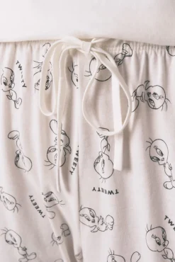 Pijama comprido Tweety Bird 100% algodão