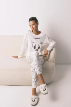 Pijama comprido Tweety Bird 100% algodão
