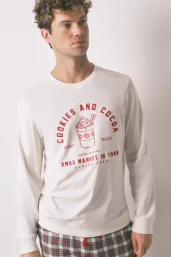 Pijama de homem comprido 100% algodão xadrez