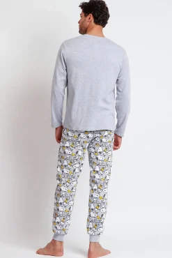 Pijama Family Snoopy Funny para homem