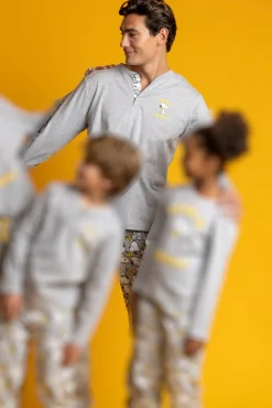 Pijama Family Snoopy Funny para homem
