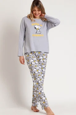 Pijama Family Snoopy Funny para mulher
