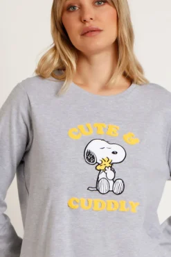Pijama Family Snoopy Funny para mulher