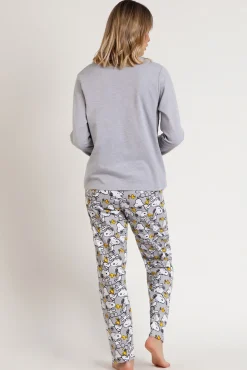 Pijama Family Snoopy Funny para mulher
