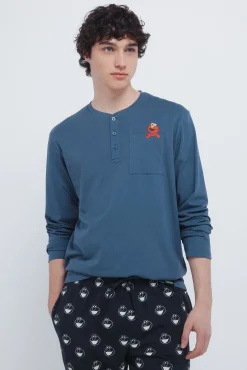 Pijama longo da Vila Sésamo