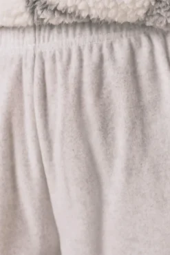 Pijama longo de borrego e pijama comprido de polar estampado