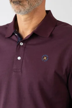 Polo básica de manga comprida