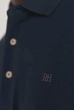 Polo básico de manga comprida