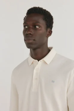 Polo básico de manga comprida
