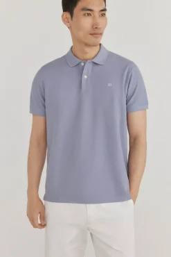 Polo básico regular em piqué