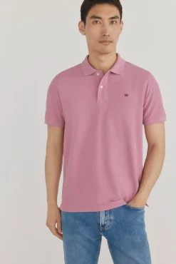 Polo básico regular em piqué