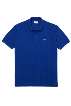 Polo com bordado de crocodilo costurado