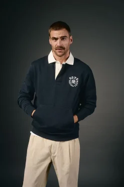 Polo de rugby de manga comprida