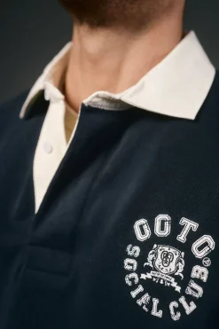 Polo de rugby de manga comprida