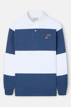Polo de rugby riscas clássica