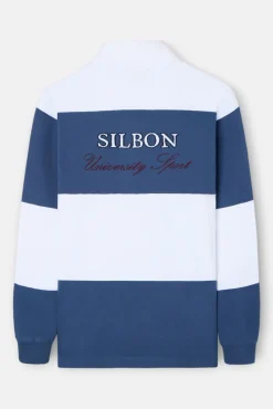 Polo de rugby riscas clássica